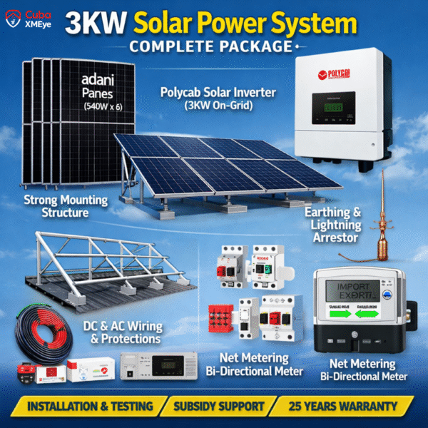 3KW Regular Solar Panel Installation