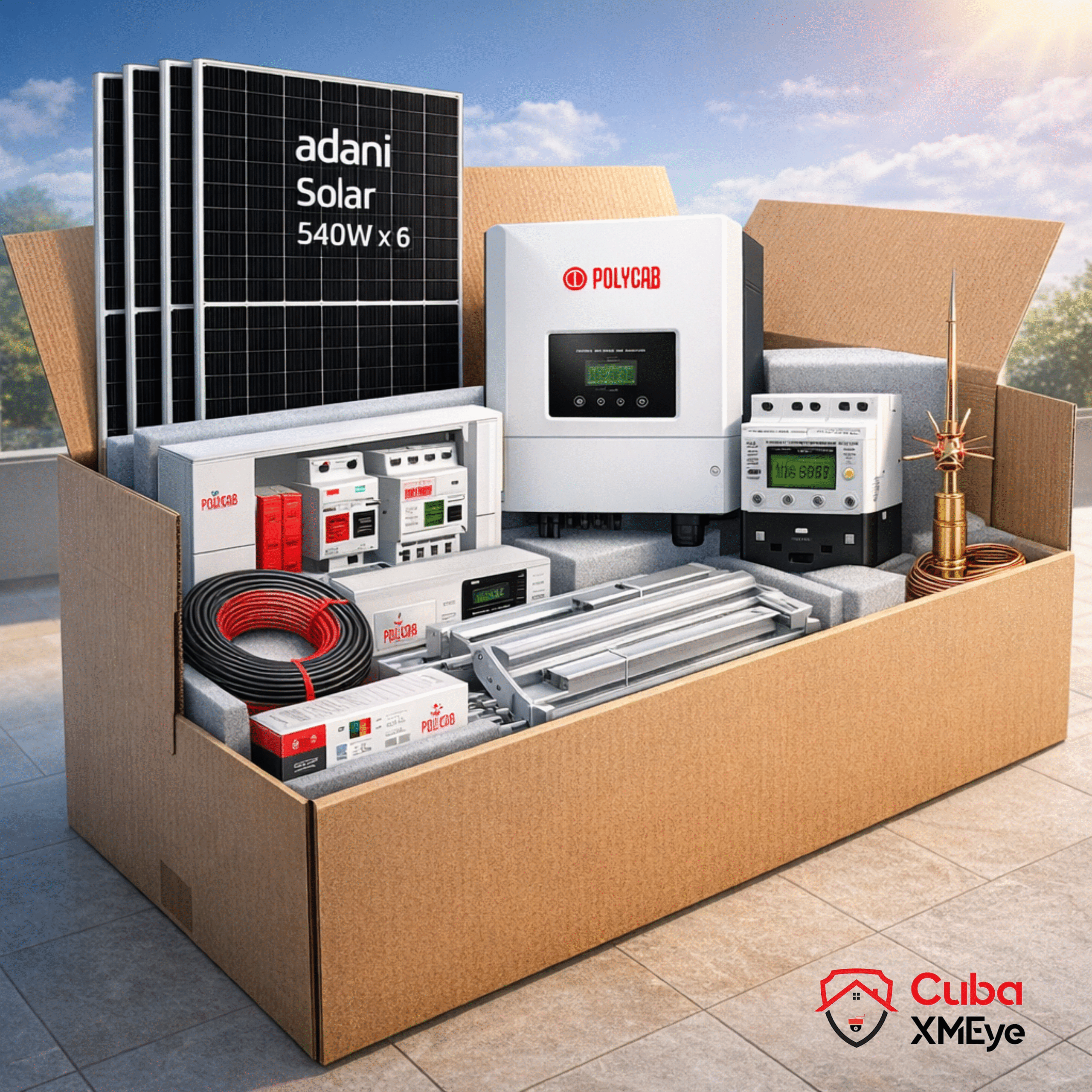 3KW Super Solar Panel Installation